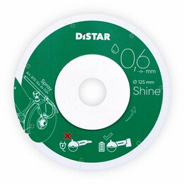 LAMA DIAMANTATA DISTRACT SHINE 125 x 0,6 x 22,23 mm