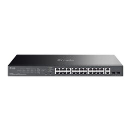 TP-Link ES228GP Managed Layer 2 Gigabit Ethernet (10/100/1000) Power over Ethernet (PoE) Switch, Black