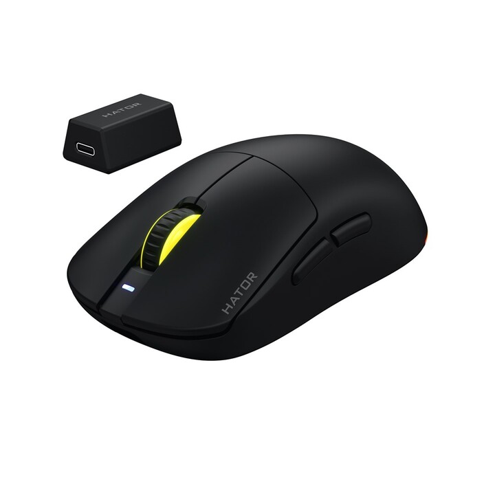 Mouse da gioco wireless HATOR Quasar 3 Ultra 8K, ambidestro, RF wireless + Bluetooth + USB Type-A, ottico, 30000 DPI