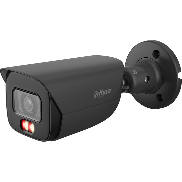 Caméra réseau bullet Dahua WizSense 4 MP à double éclairage et focale fixe, noire