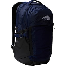 Mochila de día The North Face Recon 30L de nailon reciclado, azul marino y negro
