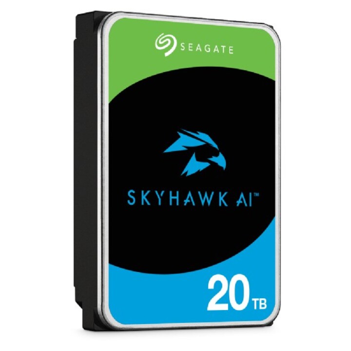 Seagate SkyHawk AI Interne Festplatte 20 TB 7200 RPM 512 MB 3.5" Serial ATA III