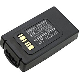 Bateria de substituição de alta capacidade Datalogic 94ACC0046 de 5200 mAh para Skorpio X3 X4, preta