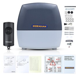 Kit BiSecure de Hormann Lineamatic de 868 MHz para puertas correderas de 300 kg.