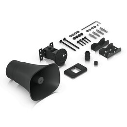 Alto-falante de corneta Ubiquiti UP-AI-Horn-Speaker-B de 1 via, preto, com fio