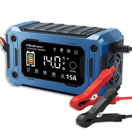 Carregador Qoltec 52496 12V 15A | Retificador com função de reparo e manutenção de energia durante a substituição