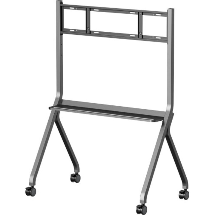 Carrinho móvel Iiyama com rodas, carga máxima de 100 kg, adequado para rodas de 55 a 86 polegadas, padrão VESA 800x600, cor prat