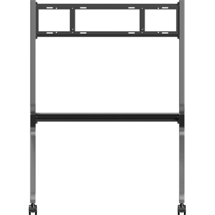 Carrinho móvel Iiyama com rodas, carga máxima de 100 kg, adequado para rodas de 55 a 86 polegadas, padrão VESA 800x600, cor prat