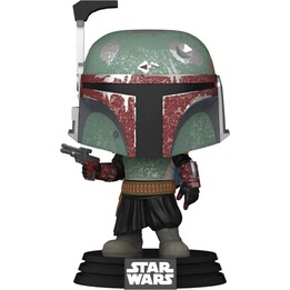 Funko Pop! The Mandalorian figura bobble-head Boba Fett multicolorida