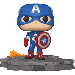 Funko Pop! Deluxe Marvel Avengers Assemble figurine de collection Captain America exclusive rouge/bleu/blanc