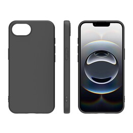 4smarts TPU Hülle für iPhone 17e / 16e, schwarz
