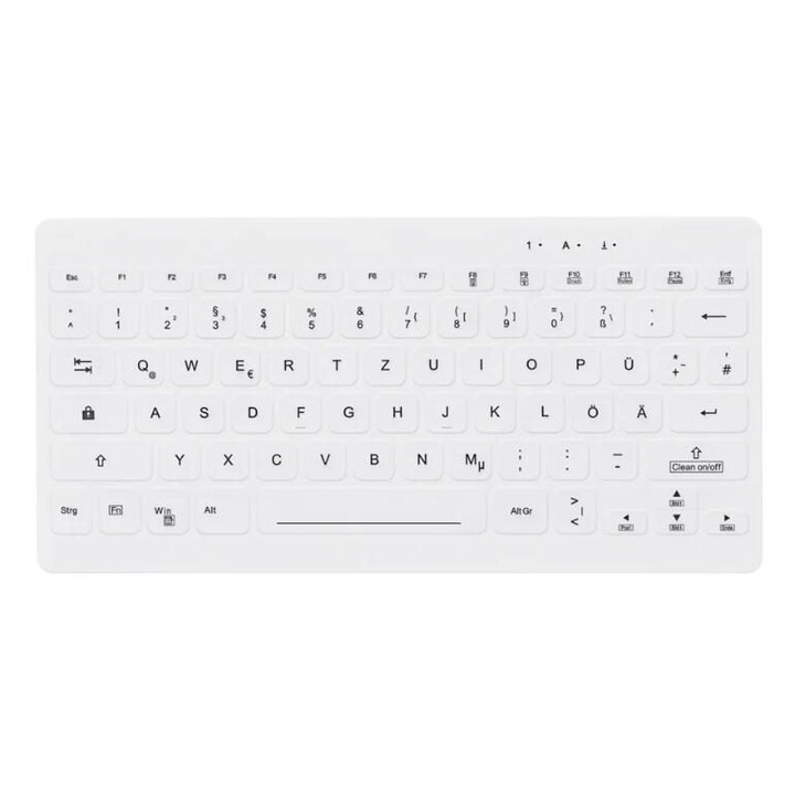 Tastiera medica CHERRY AK-C4112 USB QWERTZ tedesca bianca