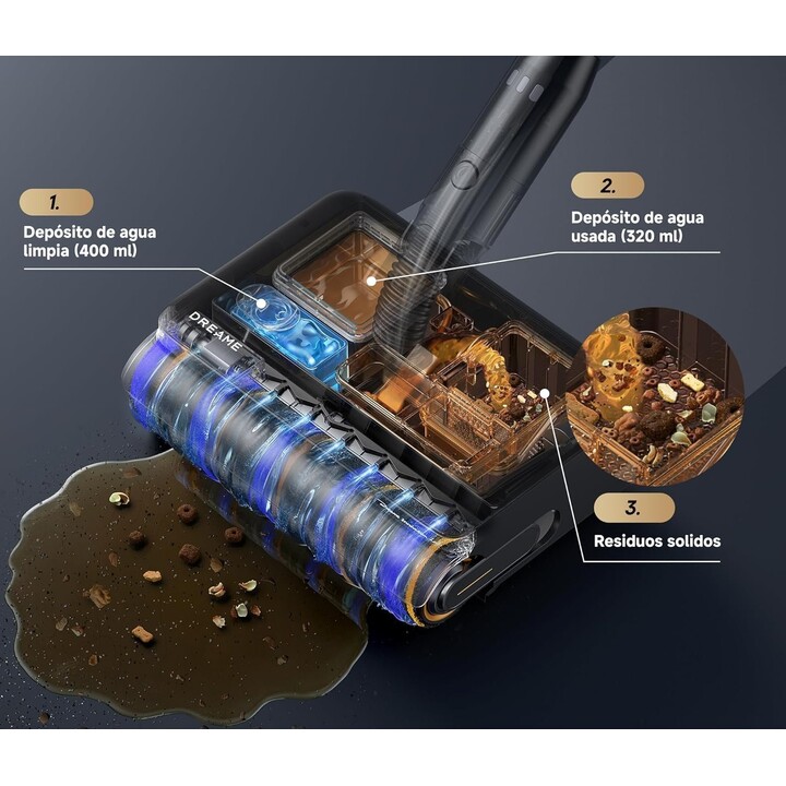 Dreame Cordless Stick Vacuum Z30 Pro Aqua