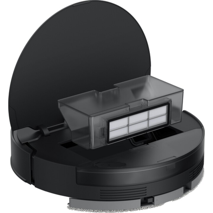 Robot aspirapolvere Dreame con D20 nero. Potenza di aspirazione 13.000 Pa, robot singolo, LDS, spazzola Duobrush anti-groviglio,