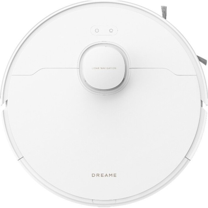 Robot aspirador Dreame con D20, color blanco. Potencia de succión de 13 000 Pa, robot individual, LDS, cepillo Duobrush anti-enr