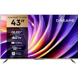 Fernseher DREAME 43" 4K Ultra HD 3840 x 2160 Pixel Flachbildschirm 16:9 QLED 43Q100