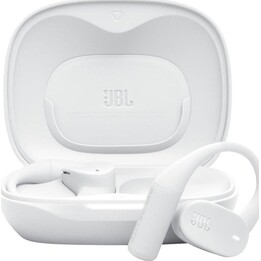 Cuffie wireless Bluetooth JBL Sense Lite con tecnologia OpenSound, microfono, protezione IP54, colore bianco