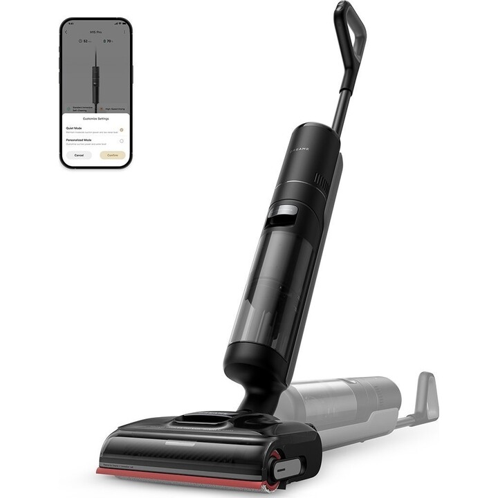 Aspirapolvere Dreame H15 Pro 2 in 1, AC, umido e secco, senza sacco, 400 W, nero, 5 Ah