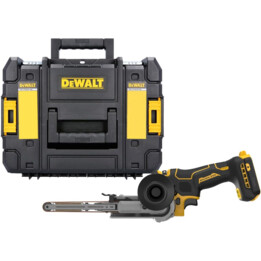 Dewalt Lijadora de banda sin escobillas XR 18 V 13 mm sin cargador/batería maletín TSTAK 