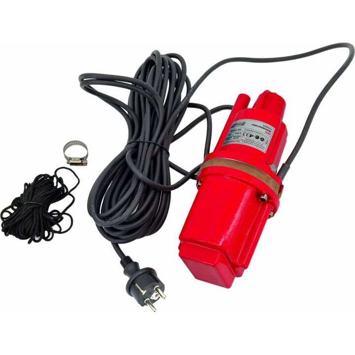 Pompa sommergibile vibrante in alluminio AwTools per acqua pulita, 600 W
