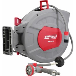 AwTools Automatic Retractable Garden Hose Reel for 1/2" x 20m