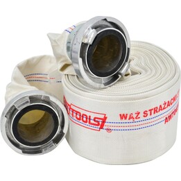 AwTools 3" x 25 m Flachschlauch, 8 bar