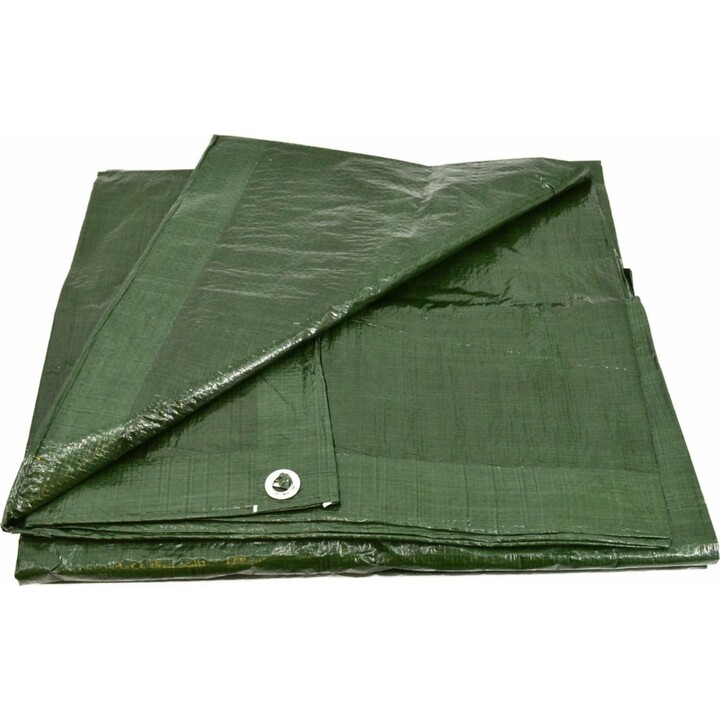 Lona verde AwTools, 90 g, 10 x 10 m