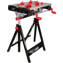 AwTools Adjustable Workbench 100 kg, 60 x 59 x (77-107) cm