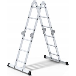 Scala multifunzionale in alluminio AwTools 4x3