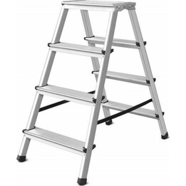 AwTools Taburete escalero de 4 peldaños, 125 KG