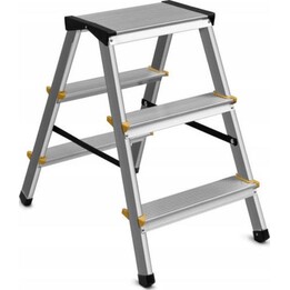 Sgabello a scaletta AwTools a 3 gradini, 150 kg