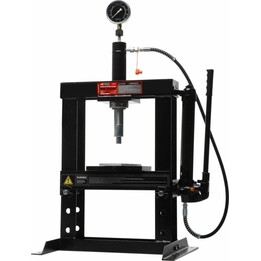 Pressa idraulica AwTools 10T con manometro
