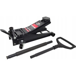Martinetto idraulico a profilo ribassato AwTools "FROG" 2,5 t 75-505 mm / doppio pistone + pedale + maniglia