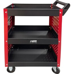 Carrello da officina per la lavorazione dei metalli a 3 ripiani AwTools, portata 120 kg
