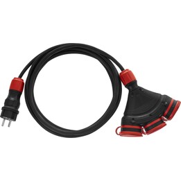 Cavo di prolunga AwTools da 25 m, 3 x 2,5 mm, 3 prese, IP54, 16 A/4000 W