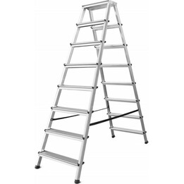 AwTools Taburete escalera de 8 peldaños, 125 Kg