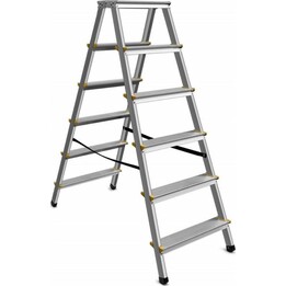 AwTools Taburete escalero de 6 peldaños, 150 KG