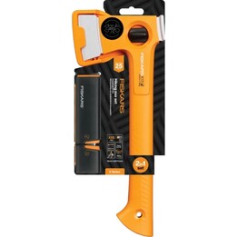 Hacha de camping Fiskars 1075437 + Afilador