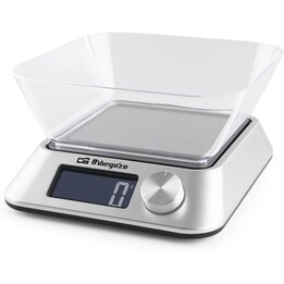 Bilancia elettronica da cucina Orbegozo PC 1030/ fino a 5 kg/ argento