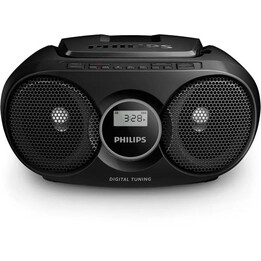 Radio CD Philips AZ215B/12/ 3W/ Noir