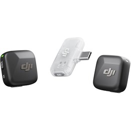 Mini micrófono DJI (2 transmisores + 1 receptor móvil)