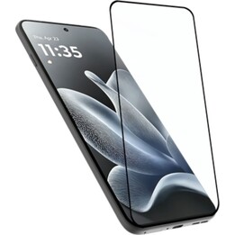 Just in Case Full Coverage Tempered Glass Screen Protector for Motorola Edge 70 Pro - Black