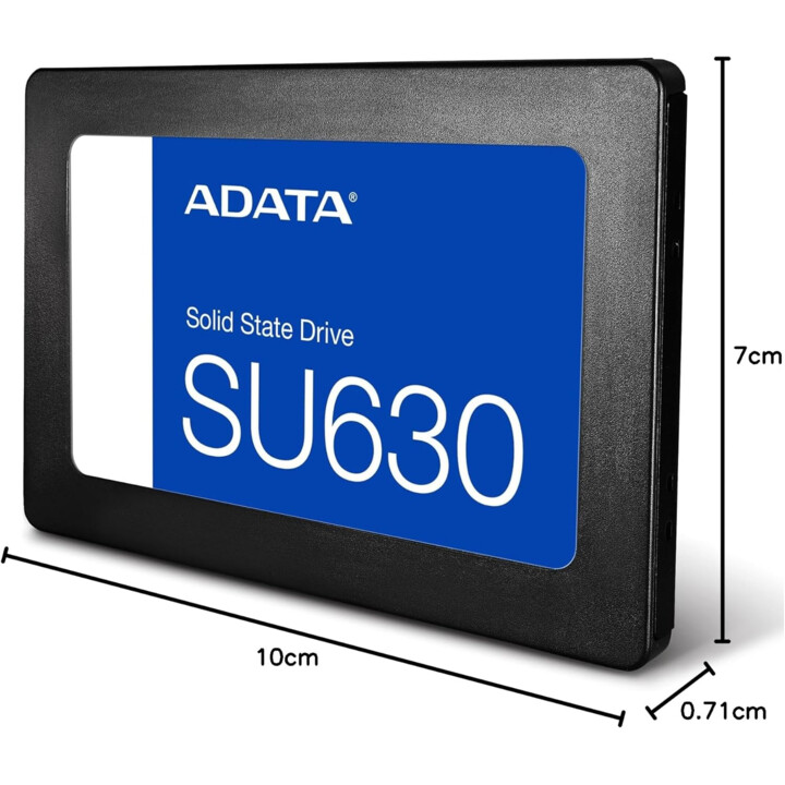 ADATA Ultimate SU630 1.92TB 3D NAND 2.5" SATA III 6Gb/s Internal SSD (ASU630SS-1T92Q-R)