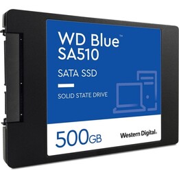 Disco rígido SSD WD Blue SA510 de 2,5" e 500 GB com interface SATA 3