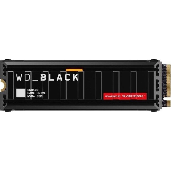 Disco rígido SSD WD Black SN8100 de 4 TB, M.2, PCIe 5.0, NVMe, 14 900 MB/s, com encriptação