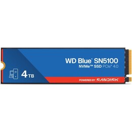 Disco Duro Sandisk WD Blue SN5100 4TB SSD M.2 6900MB/s NVMe PCIe 4.0 Encriptado