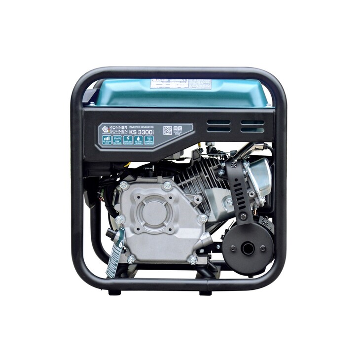 Könner & Söhnen KS 3300I groupe électrogène 3000 W 7 L Essence Noir, Bleu