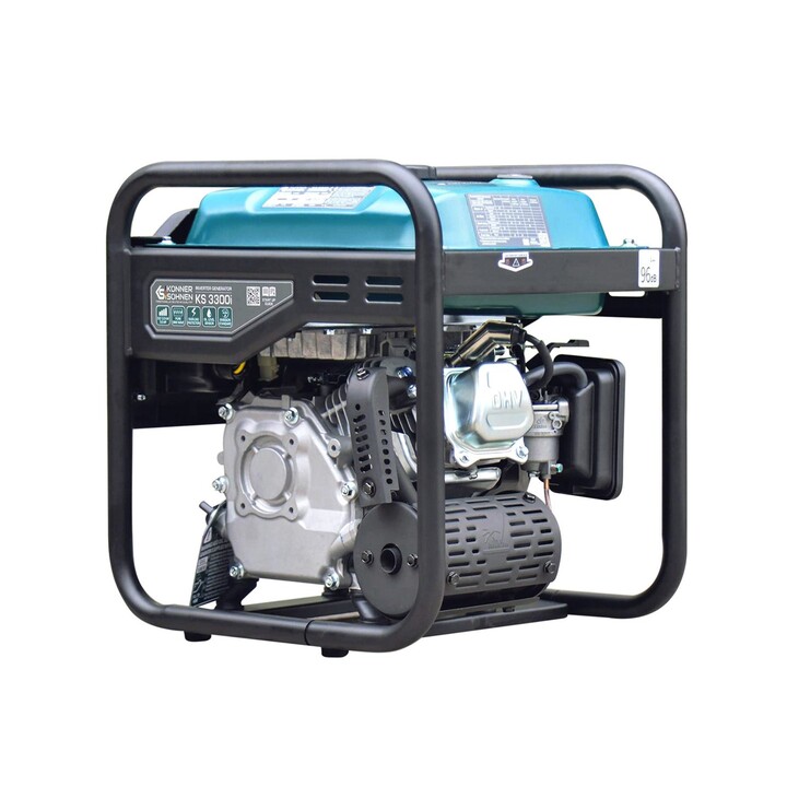 Könner & Söhnen KS 3300I groupe électrogène 3000 W 7 L Essence Noir, Bleu