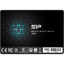 Unidade de disco rígido SSD Silicon Power Slim S55 de 2,5 polegadas, 480 GB, SATA 3