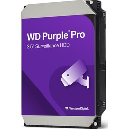 Western Digital WD Purple Pro 26 TB interne Festplatte für den Einsatz in Überwachungssystemen, 7200 U/min, SATA III, 512 MB Cac